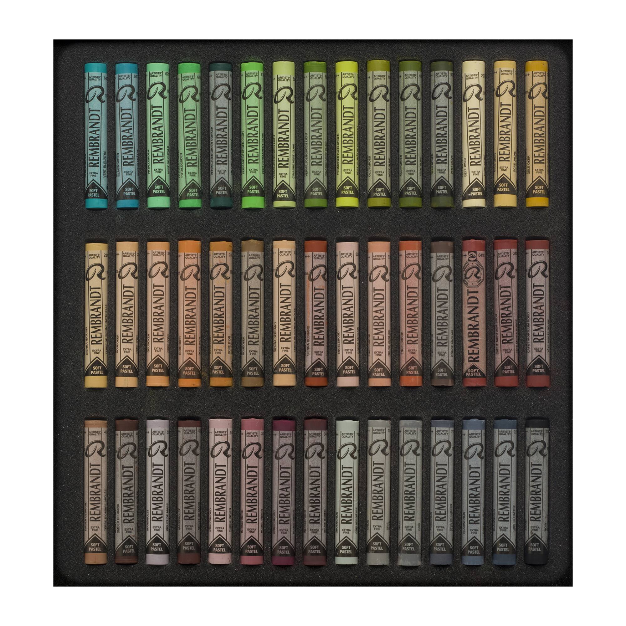 Rembrandt 90 Full Sticks Portrait Selection Soft Pastel Set